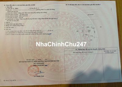 CHÍNH CHỦ CẦN BÁN GẤP – NHÀ PHỐ YÊN BÌNH, PHÚC LA, HÀ ĐÔNG