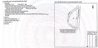 Bán đất chính chủ 73m2 Vĩnh Cửu