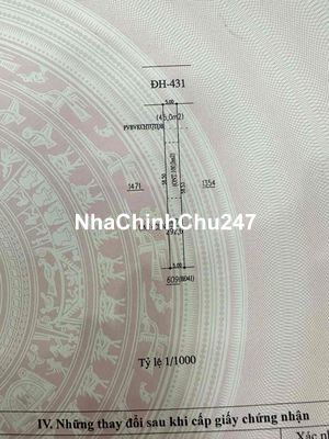 Chính chủ cần bán mặt tiền DH 431 Bắc Tân Uyên