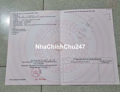 CHÍNH CHỦ BÁN ĐẤT 10M X 20M ĐƯỜNG D51 KP PHÚ TÂN 2 BÌNH DƯƠNG TPHCM.