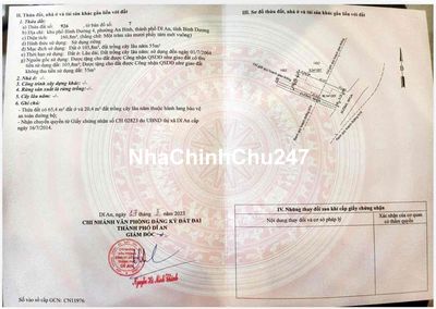 Chính Chủ Cần Bán Đất Tặng Nhà