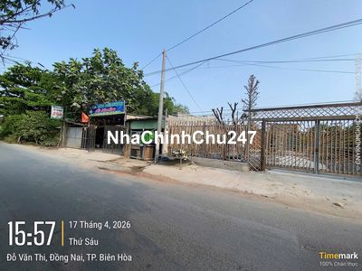 🔥 CHÍNH CHỦ BÁN ĐẤT 15M MẶT TIỀN ĐỖ VĂN THI BIÊN HÒA – GẦN SUN GROUP