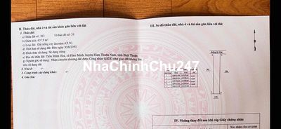 ✅Chính chủ Cần bán 3 lô đất xã hàm minh, huyện Hàm Thuận Nam, tỉnh Bìn