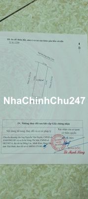 Bán lô đất chính chủ