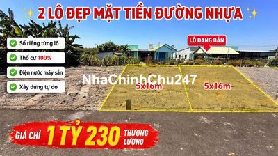 ❌Chính chủ bán,ko qua trung gian cặp đất biệt thự 10x16m giáp Bửu Long