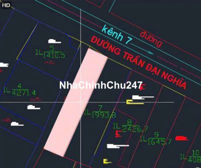 MẶT TIỀN TRẦN ĐẠI NGHĨA, BÌNH CHÁNH - LÊ MINH XUÂN, SỔ HỒNG CHÍNH CHỦ