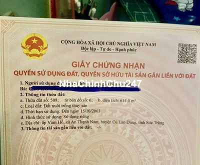 Cần bán gấp đất chính chủ