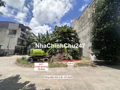 Chính chủ bán 2 lô đất đẹp ngay khu vực trung tâm Dĩ An