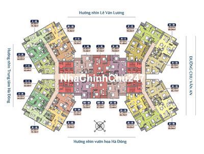 Căn hộ 3 PN tầng trung đẹp tại Dự án Samsora Premier 105