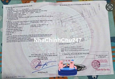 BÁN NHÀ CHÍNH CHỦ TẠI BÙI HỮU NGHĨA, BÌNH THẠNH