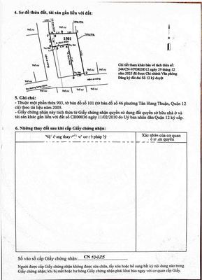 Bán lô đất 2mt chữ L 82.7m2, HXH, Tân Hưng Thuận, Q12. 4ty
