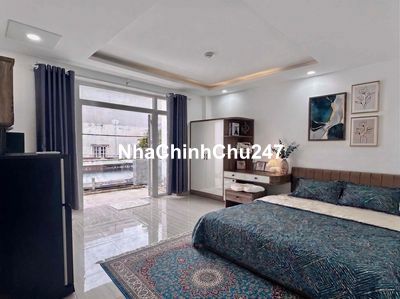 Căn hộ full nội thất cao cấp mới có ban công lớn TT Quận Bình Thạnh
