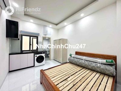 CHDV máy giặt riêng, đầy đủ tiện nghi, rộng 28m2, ngay gần cầu chữ Y