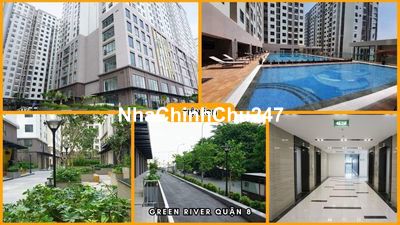 Chính chủ bán Green River 2 phòng ngủ 2wc giá 2tỷ8 nhà mới 100% quận 8