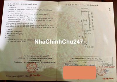 [Chính chủ] - Cần bán mảnh đất rộng H. Đồng Phú, T. Bình Phước