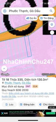Chính chủ bán đất gần KCN Phước Đông