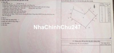 Bán lô đất vườn sổ hồng chính chủ Long Khánh, Đồng Nai