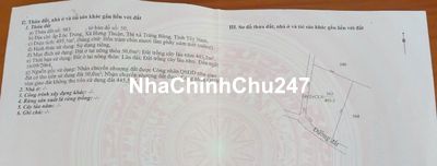 CHÍNH CHỦ BÁN ĐẤT TẠI XÃ HƯNG THUẬN GIÁP CỦ CHI