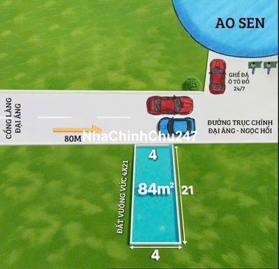 Chính chủ bán đất thổ cư mặt đường đại áng ngọc hôifi hà nội