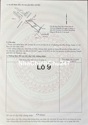 ĐẤT THỔ CƯ 52M2,NGÃ TƯ VƯỜN LÀI,GIÁ CHÍNH CHỦ,SHR