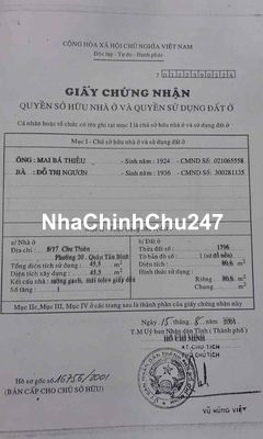 Nhà mặt tiền chợ sầm uất 4x20m – Đường xe hơi – Thuận tiện kinh doanh