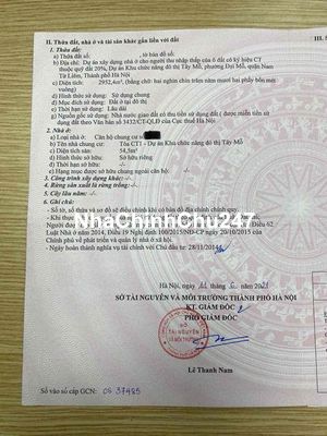 Bán căn hộ chính chủ 55m, cạnh Vin Tây Mỗ