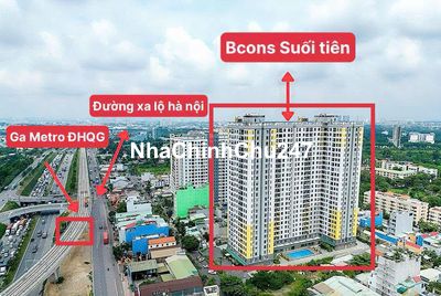Chính chủ bán 1PN Bcons Suối Tiên giá tốt 1,73 tỷ, còn thương lượng