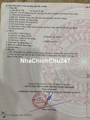 chính chủ bán nhà 5 tầng shr 4x24m Mặt tiền đường Song Hành tht Q12