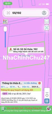 Chính chủ bán đất quy hoạch thổ cư Trảng Dài, Đồng Nai