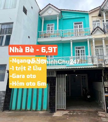 🏠 NHÀ CHÍNH CHỦ 1 TRỆT 2 LẦU – NGANG 6.4M – HẺM XE HƠI 6M