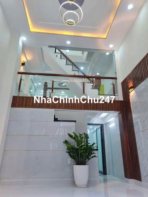 Chủ cần bán nhà mới   DT:4x10 giá 4,6 tỷ,1 trệt 1 lửng,1 lầu ,HBP,TĐ