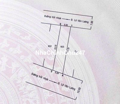 Chủ bán 2 mặt tiền, 122m2, chỉ 100m ra Lê Văn Lương, 4.6 tỷ