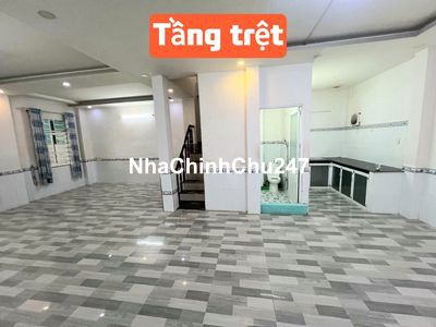 🏠 NHÀ CHÍNH CHỦ 1 TRỆT 2 LẦU – NGANG 6.4M – HẺM XE HƠI 6M