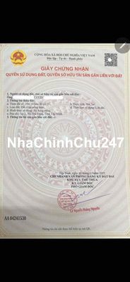 CHÍNH CHỦ BÁN ĐẤT XÃ THỦ THỪA – TỈNH TÂY NINH (mới)
