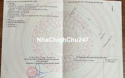 CHÍNH CHỦ CÔ SAO BÁN ĐẤT HÓI KIỂNG 17 KHU NAM HÒA XUÂN GIÁ RẺ 4 TỶ
