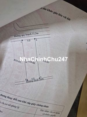 Giảm giá 100tr chính chủ cần bán Đất mặt tiền Nam Cao vị trí cực đẹp