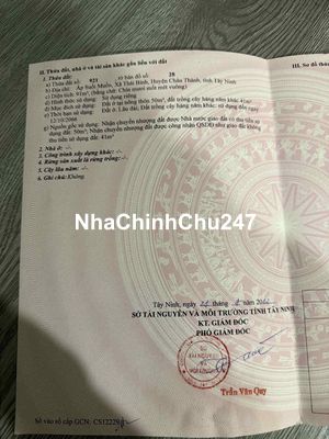 Đất chính chủ cần bán