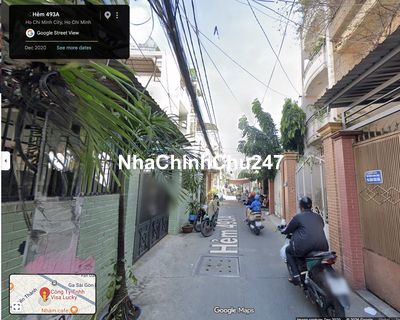 CHỦ BÁN KÍN NHÀ 493A CMT8 Q10 - 4x10 NỞ HẬU - 3 TẦNG/4PN  - NHỈNH 6 TỶ