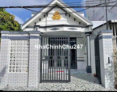 chủ bán nhà ngay đường Hưng Long, bình chánh
