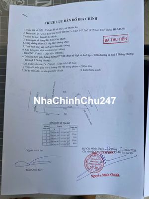 Chính chủ bán 7m mặt tiền ĐT748