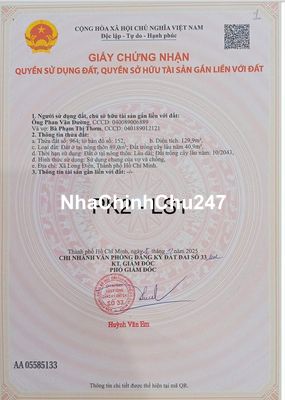 CHỦ VỠ KẾ HOẠCH TÀI CHÍNH – GIẢM THẲNG 375 TRIỆU, BÁN GẤP CHỈ 1 TỶ 450