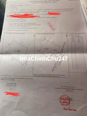 Chính chủ bán gấp đất mặt tiền kênh, đầu tư, nghỉ dưỡng