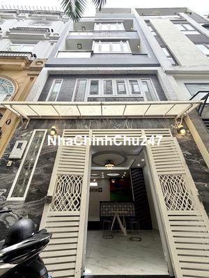 Hẻm xe hơi Q.Bình Thạnh, ngang 4.8m dài8m nở hậu:9m, 5 Tầng Giá 8.5 Tỷ
