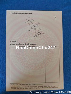 chính chủ cần bán lô đất thổ cư thuộc Hoà Phú Châu Thành