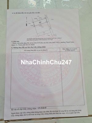 BÁN ĐẤT THỔ CƯ CHÍNH CHỦ GẦN CHỢ, TRƯỜNG HỌC, ĐƯỜNG THẠNH XUÂN 22 