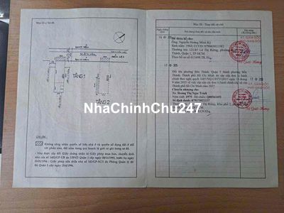 Chính Chủ Bán Nhà Hẻm 121 Lê Thị Riêng P.Bến Thành Q.1 Giá 6,8 Tỷ LH